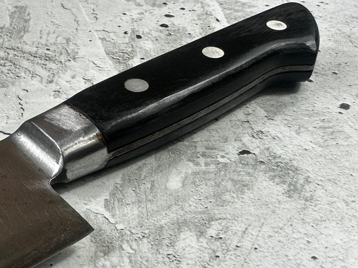 Vintage Sumidagawa Gyuto Knife 200mm Carbon Steel Wood Handle 2276
