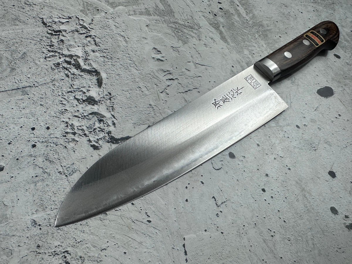 Vintage Sakai Sajiya Isshin Gyuto Knife 180mm Stainless Steel 2162