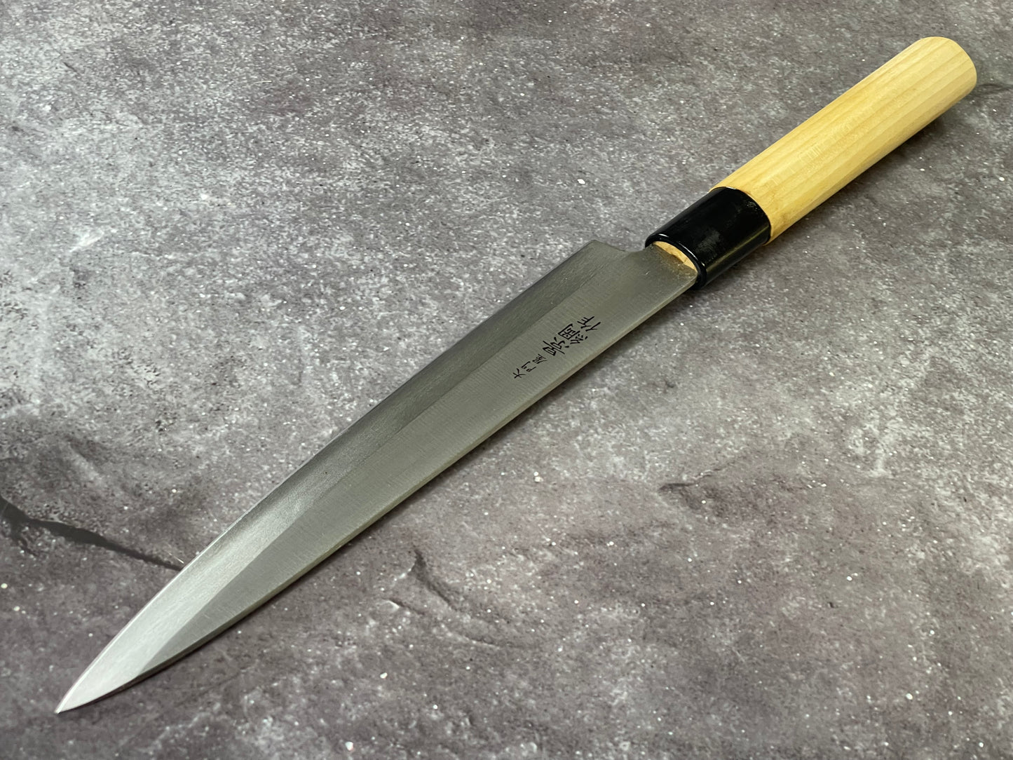 Vintage Japanese Yanagiba Knife 200mm  Made in Japan 🇯🇵 Carbon Steel 1684