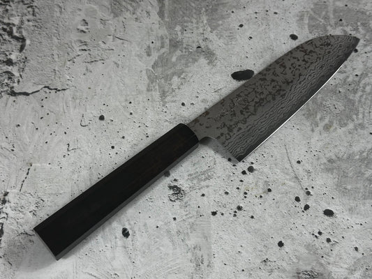 Makoto Kurosaki  VG7 Damascus  Santoku Knife 165mm