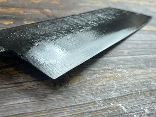 HG Blade Bunka Knife 170mm Kurouchi Finish 1084 High Carbon Steel