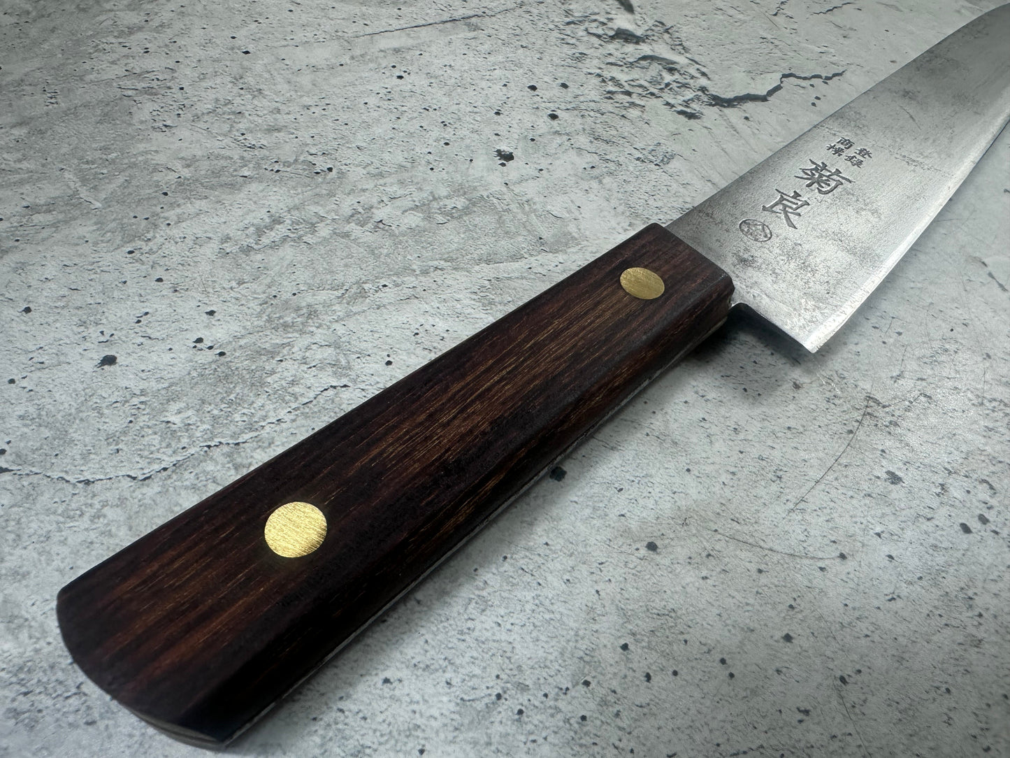 Vintage Japanese Gyuto Knife 210mm Carbon Steel Japan 2012