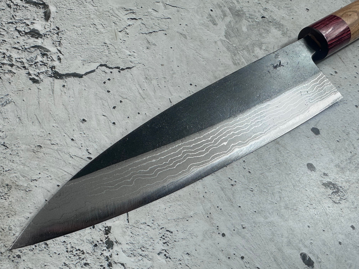 Muneishi Aogami Damascus Gyuto 210mm