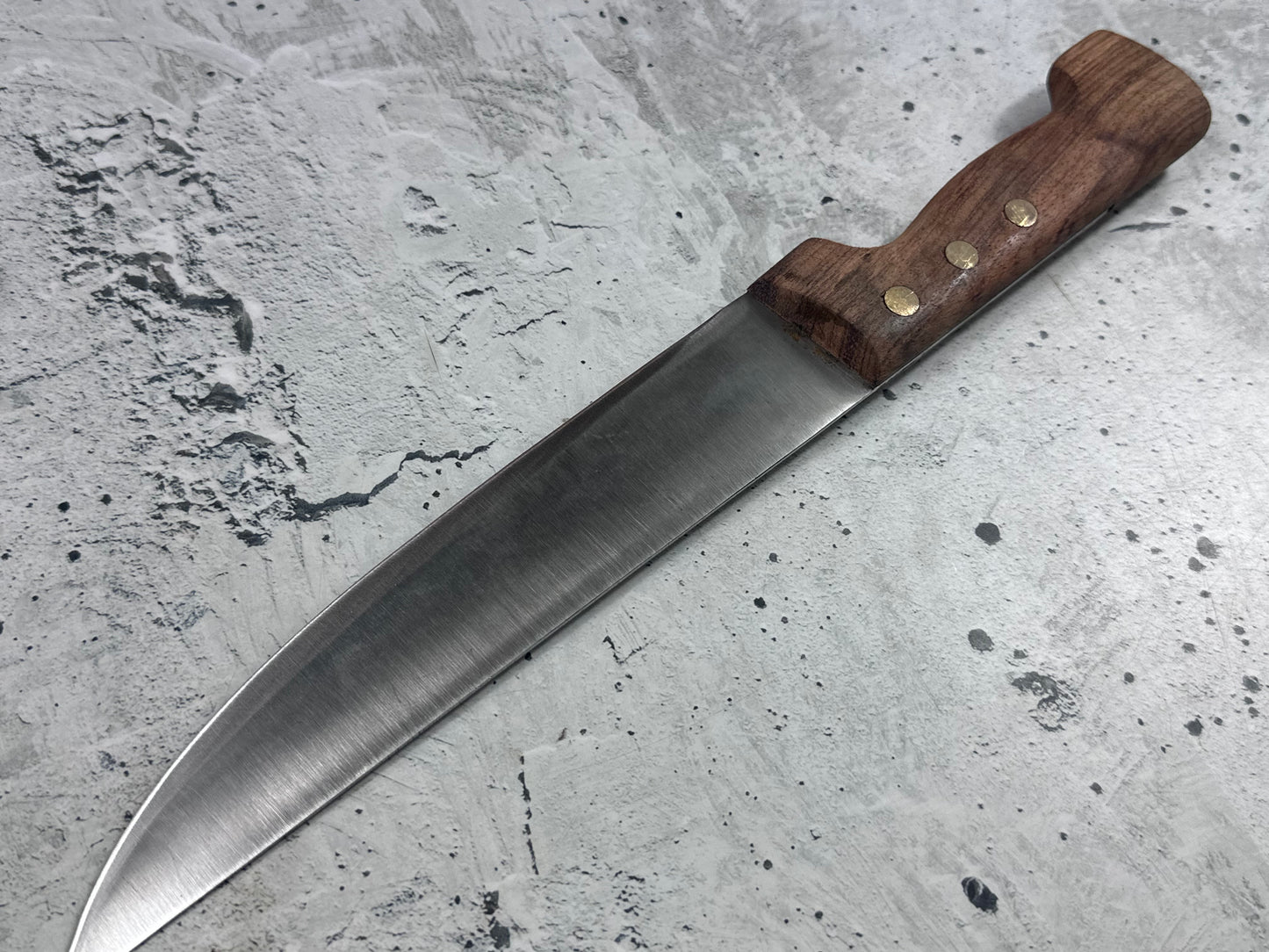 Vintage French Butcher Knife 200mm High Carbon Steel Made in France 🇫🇷 2039