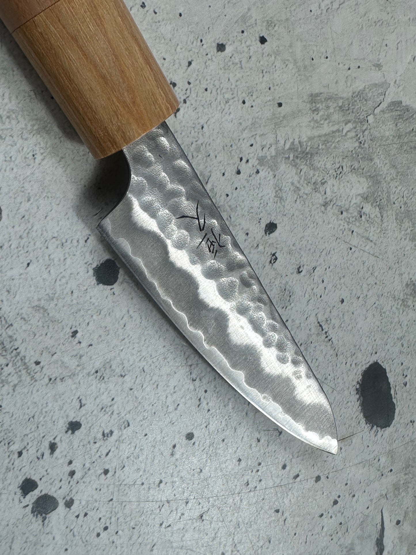 Tsunehisa Shiro White Steel & Stainless Clad Petty Knife 80mm - Made in Japan