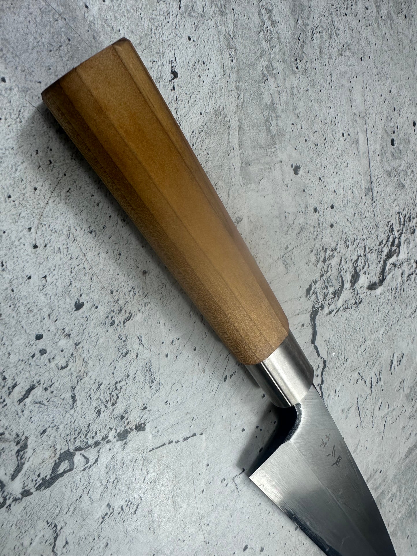 Vintage Sakai Bunkisaku Sashimi Knife 220mm Carbon Steel Wood Handle 2226