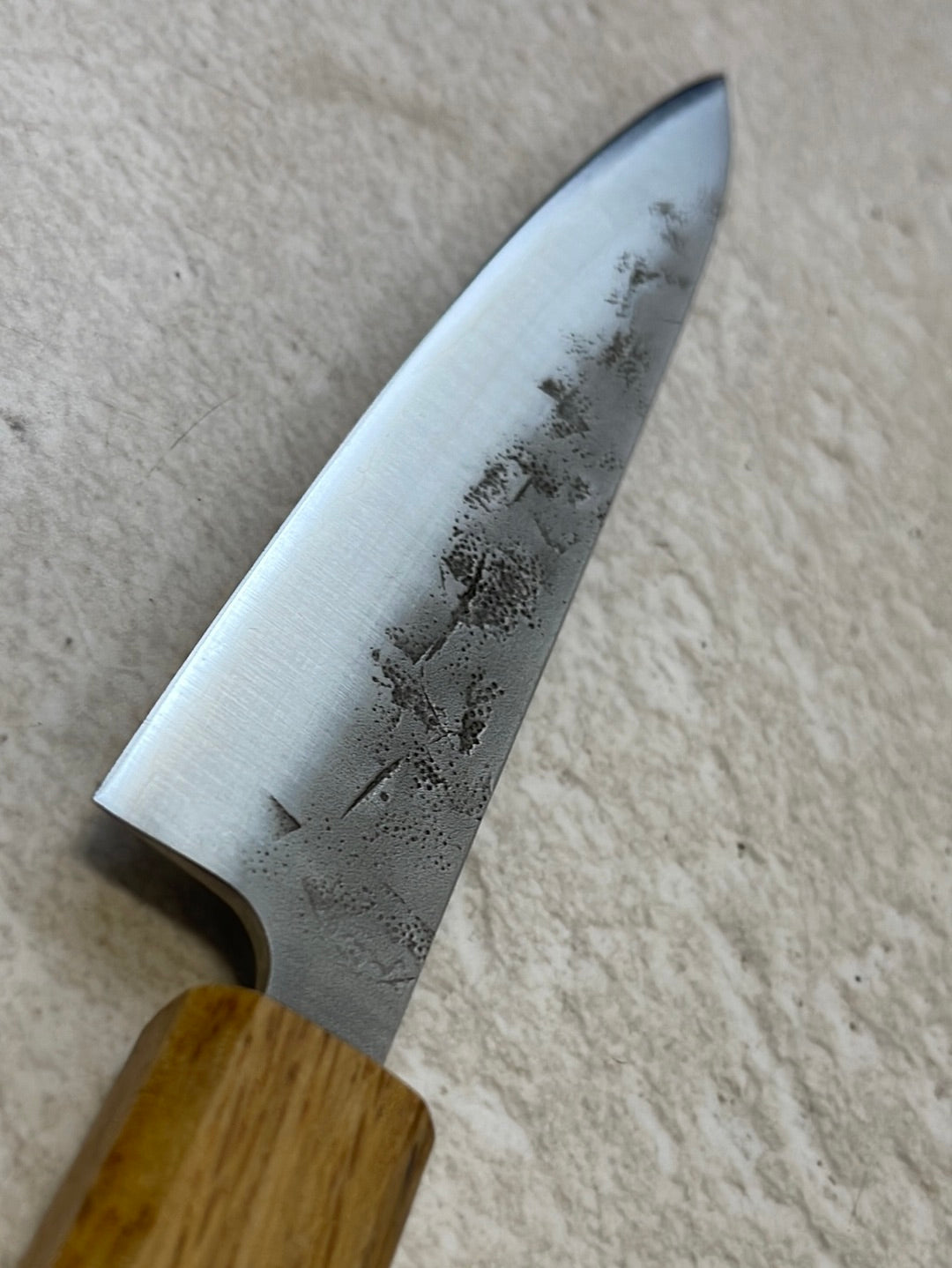 Tsunehisa SLD Washiji KOY Petty Knife 135mm - Made in Japan 🇯🇵 Oak Yaki Handle