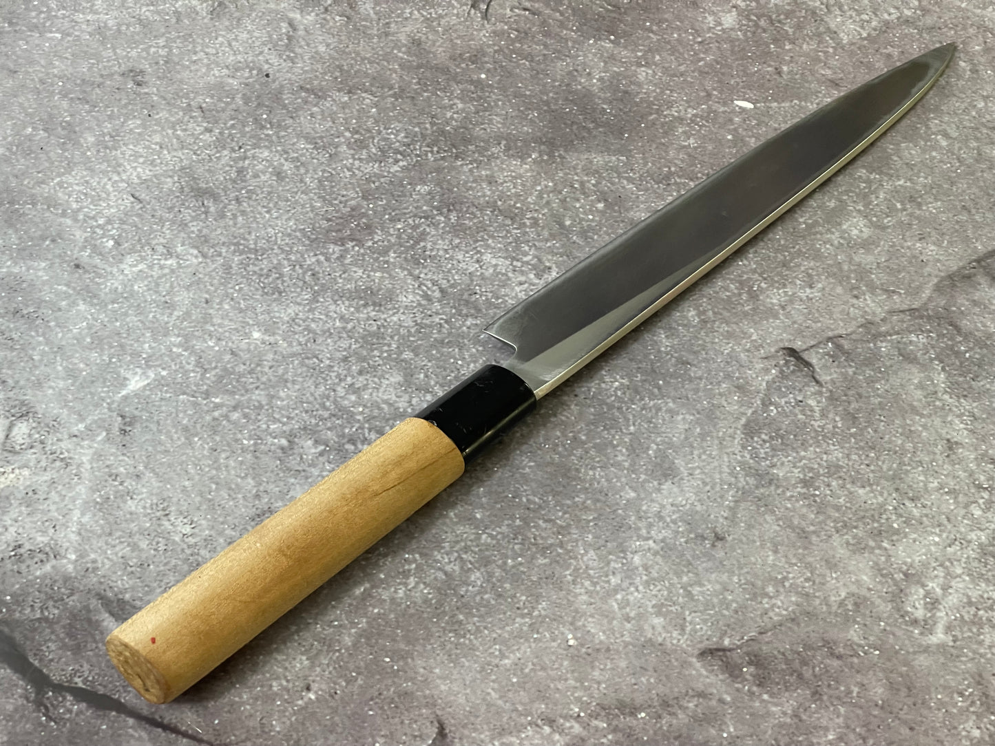 Vintage Japanese Yanagiba Knife 200mm  Made in Japan 🇯🇵 Carbon Steel 1683