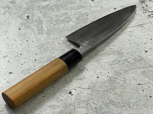 Vintage Japanese Deba Knife 150mm Made in Japan 🇯🇵 Carbon Steel 1555