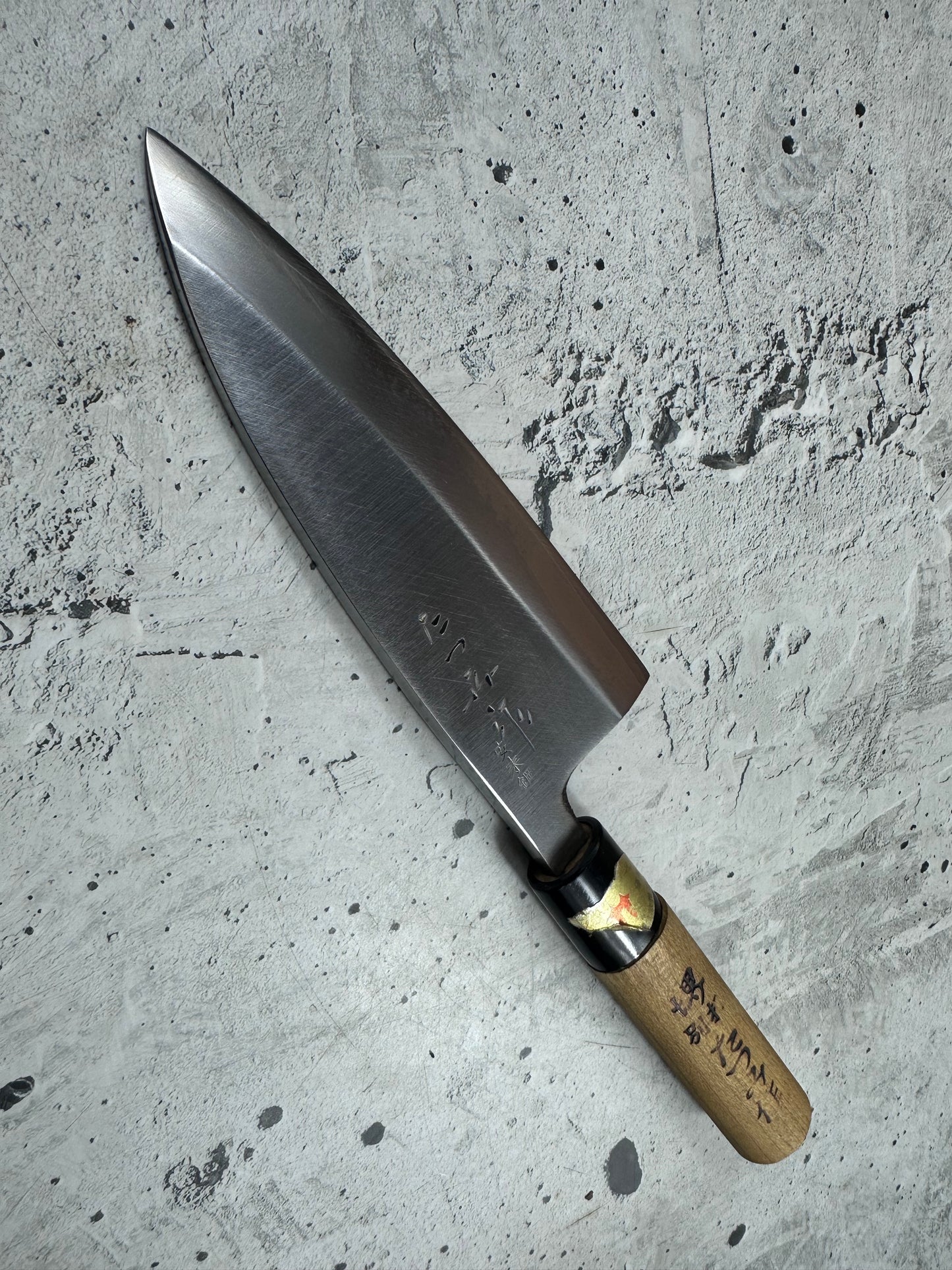 Vintage Sakai Marimoto Deba Knife 160mm Carbon Steel 2161