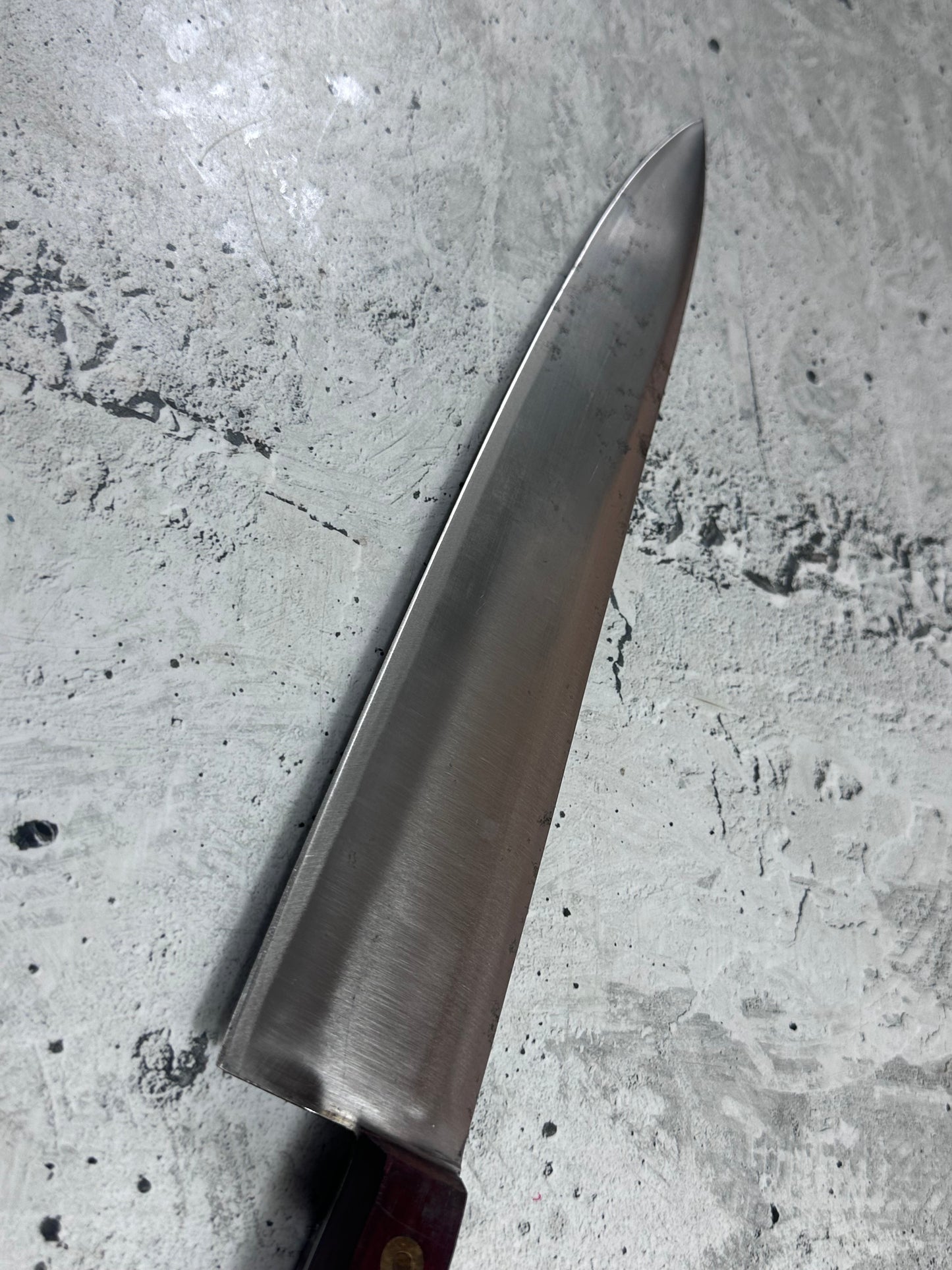 Vintage French Chef Knife 300mm High Carbon Steel Made in France 2031