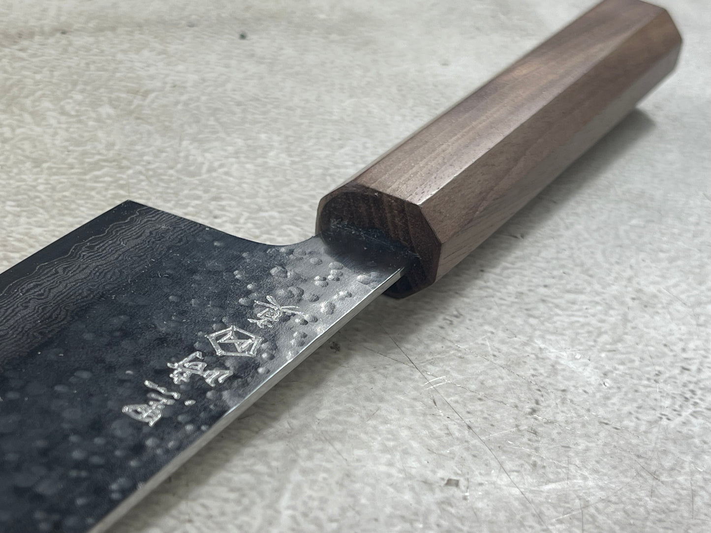 Makoto Kurosaki Damascus Tsuchime Gyuto 210mm