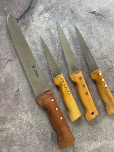 Vintage French Knife Set 4x Made in France 🇫🇷 1600