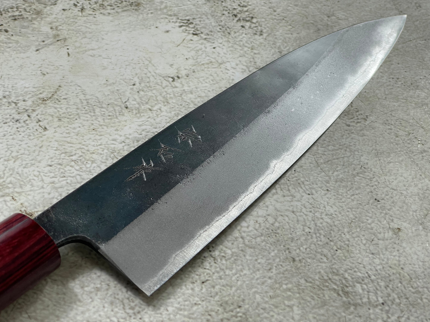 Muneishi Aogami 2 Iron Clad Gyuto 240mm Kurouchi Finish