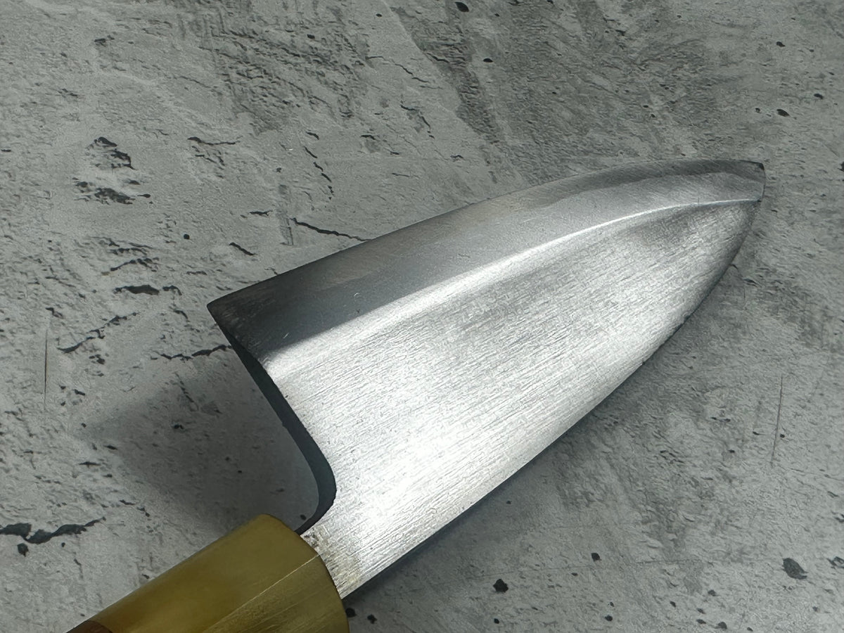 Vintage Masamoto Carbon Steel Ko-Deba Knife 120mm 2326