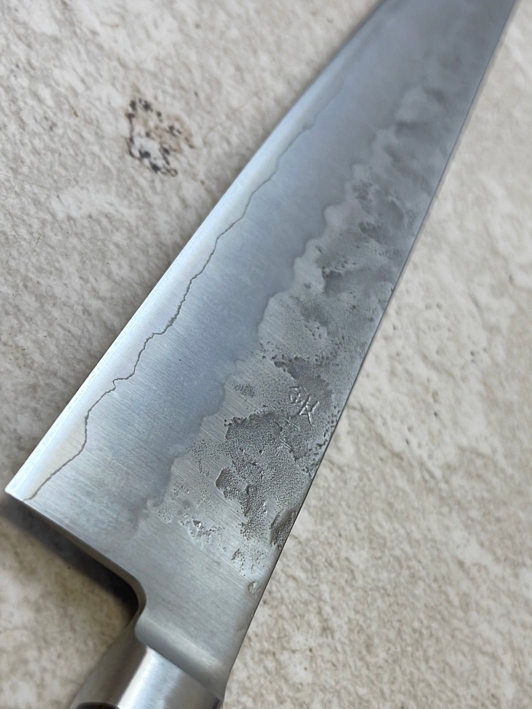 Tsunehisa G3 Nashiji Brown Sujihiji 240mm - Made in Japan 🇯🇵 With Bolster