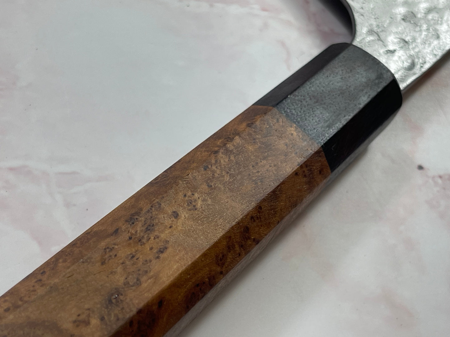 Gyuto 230mm Nashiji Jatiwood & Rosewood Timber Handle