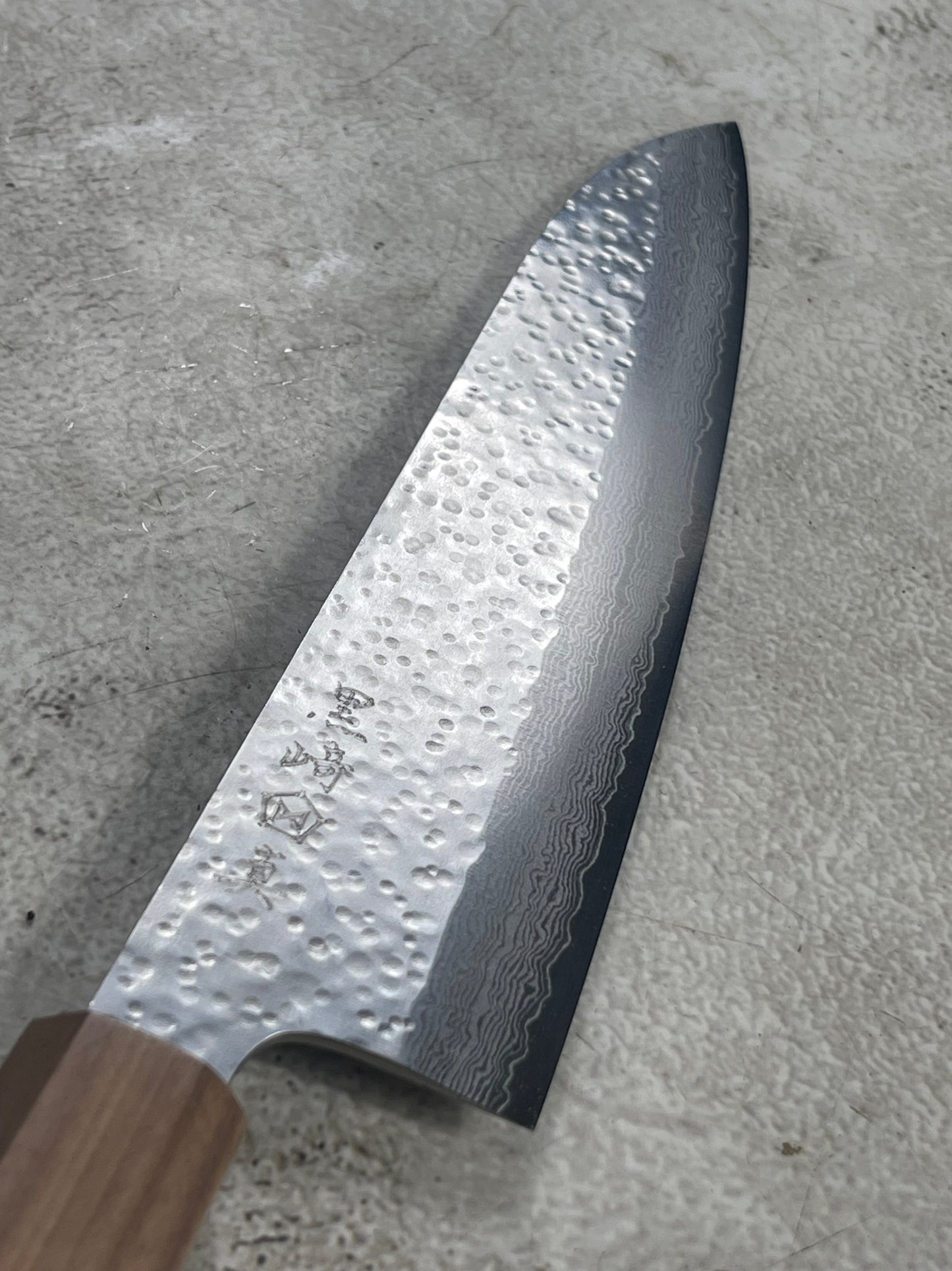 Makoto Kurosaki Damascus Tsuchime Gyuto 210mm