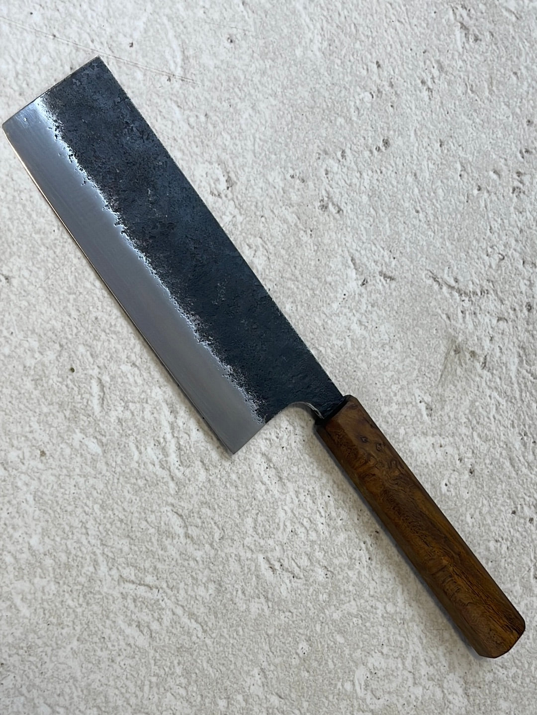 Nakiri 150mm Kurouchi Jatiwood Timber Handle