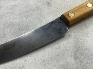 Vintage Butchers Knife 250mm Made in USA 🇺🇸 Carbon Steel 1915