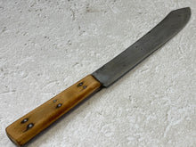 Load image into Gallery viewer, Vintage Butchers Knife 24cm Carbon Steel 1414