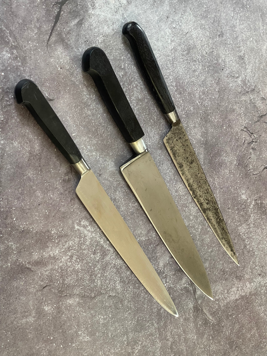 Vintage French Knife Set 3x Made in France 🇫🇷 1587