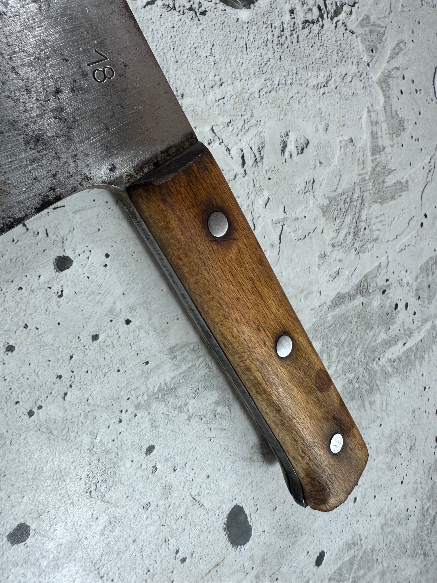 Vintage Gustav Emil Ern Cleaver Knife 180mm Made in German 2023