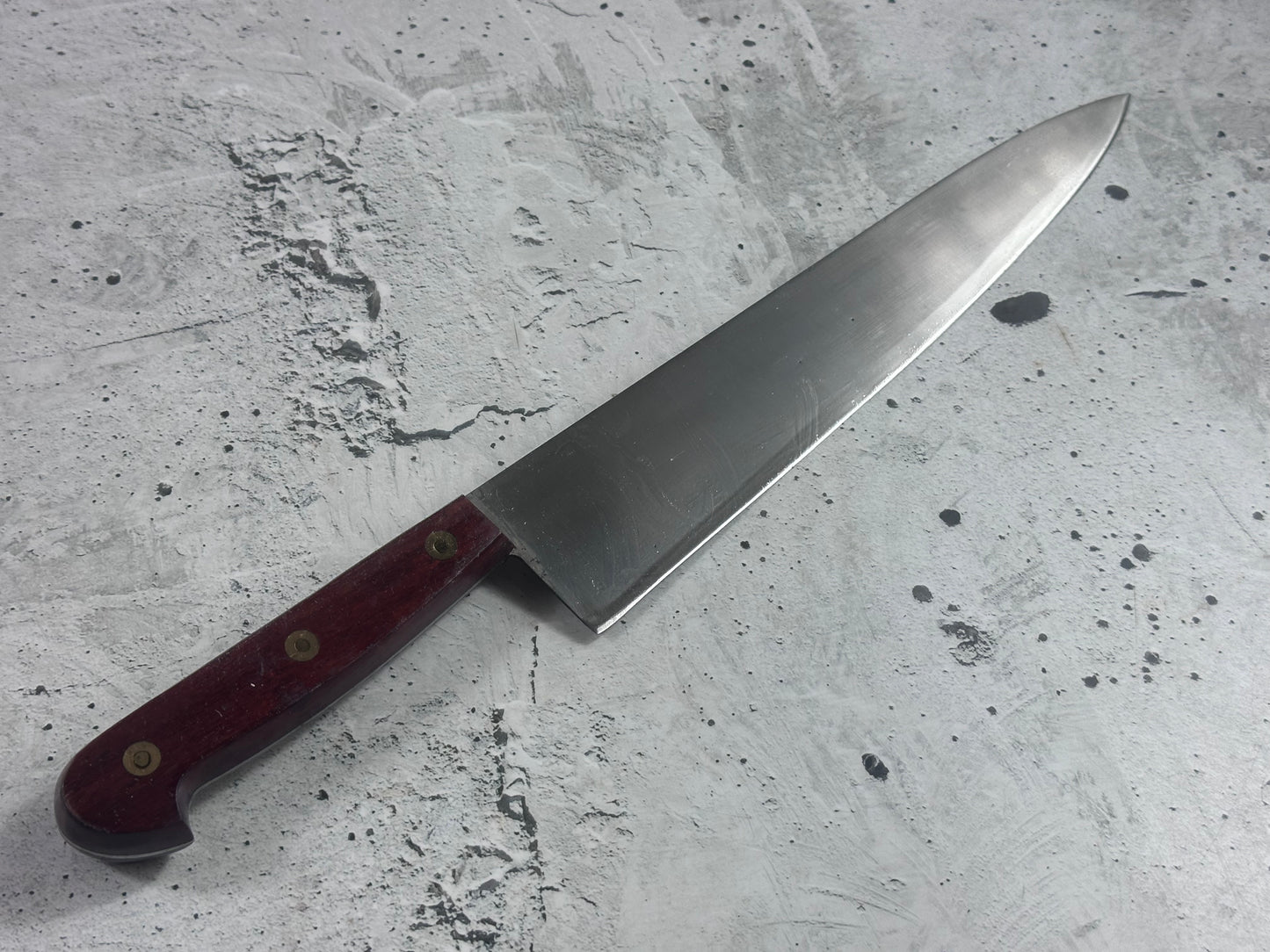 Vintage French Chef Knife 280mm High Carbon Steel Made in France 2036