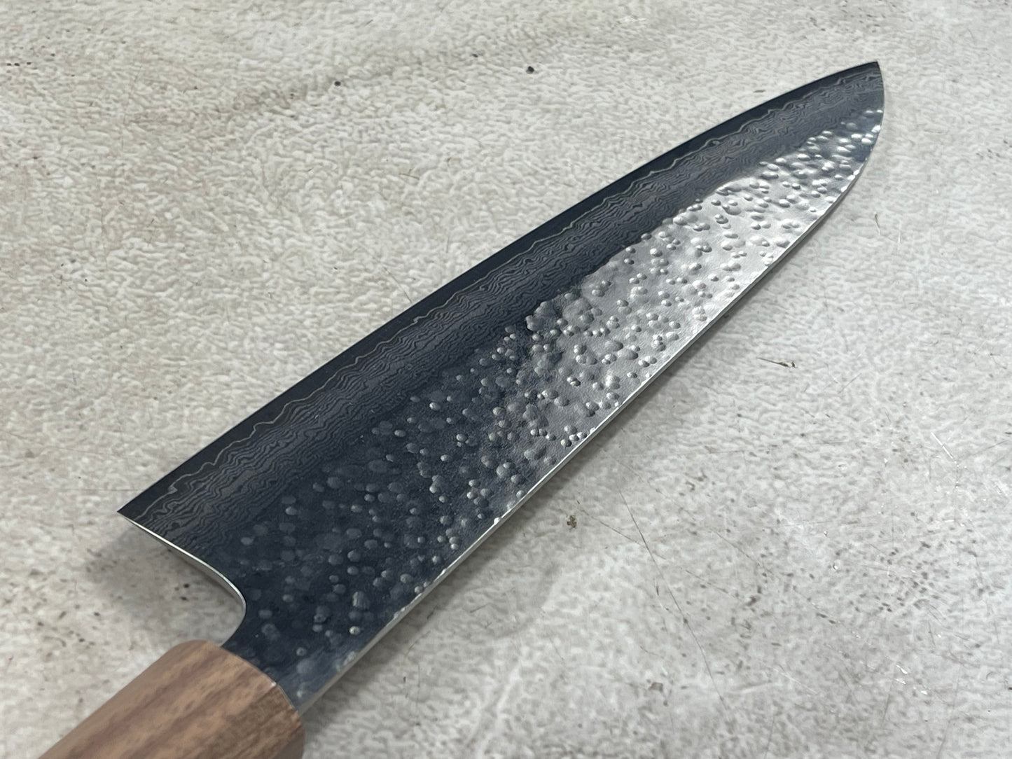 Makoto Kurosaki Damascus Tsuchime Gyuto 210mm