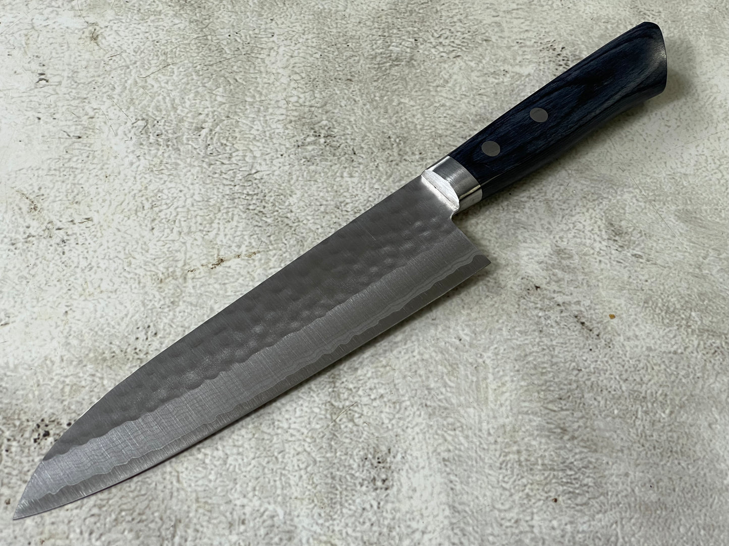 Masutani Kokuryu Gyuto 180mm Blue Pakkawood Handle