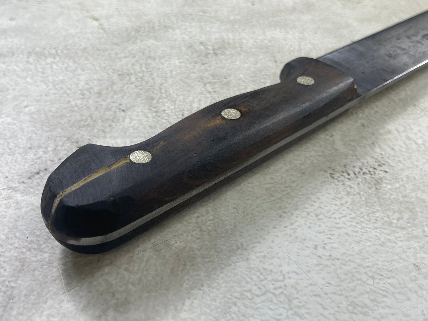 Vintage Gustav Emil Ern Butcher Machete Knife 300mm Made in Germany 🇩🇪 Cabon steel 1911