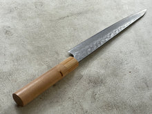 Load image into Gallery viewer, Tsunehisa Shiro White Steel &amp; Stainless Clad Sujihiki Knife 240mm Made in Japan 🇯🇵