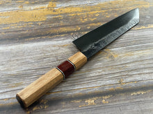 Load image into Gallery viewer, HG Blade Bunka Knife 170mm Kurouchi Finish 1084 High Carbon Steel (2025)