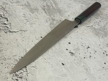 Load image into Gallery viewer, Yu Kurosaki  Suji(Sashimi) 270mm with Green-Ring Octagonal Handle