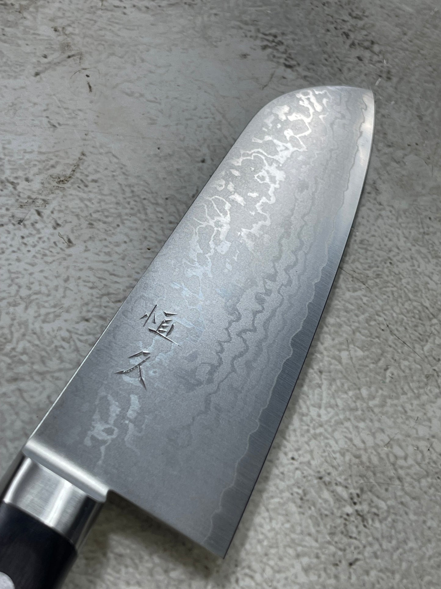 Tsunehisa VG-10 Damascus Santoku 170mm Oak Handle Made in Japan 🇯🇵