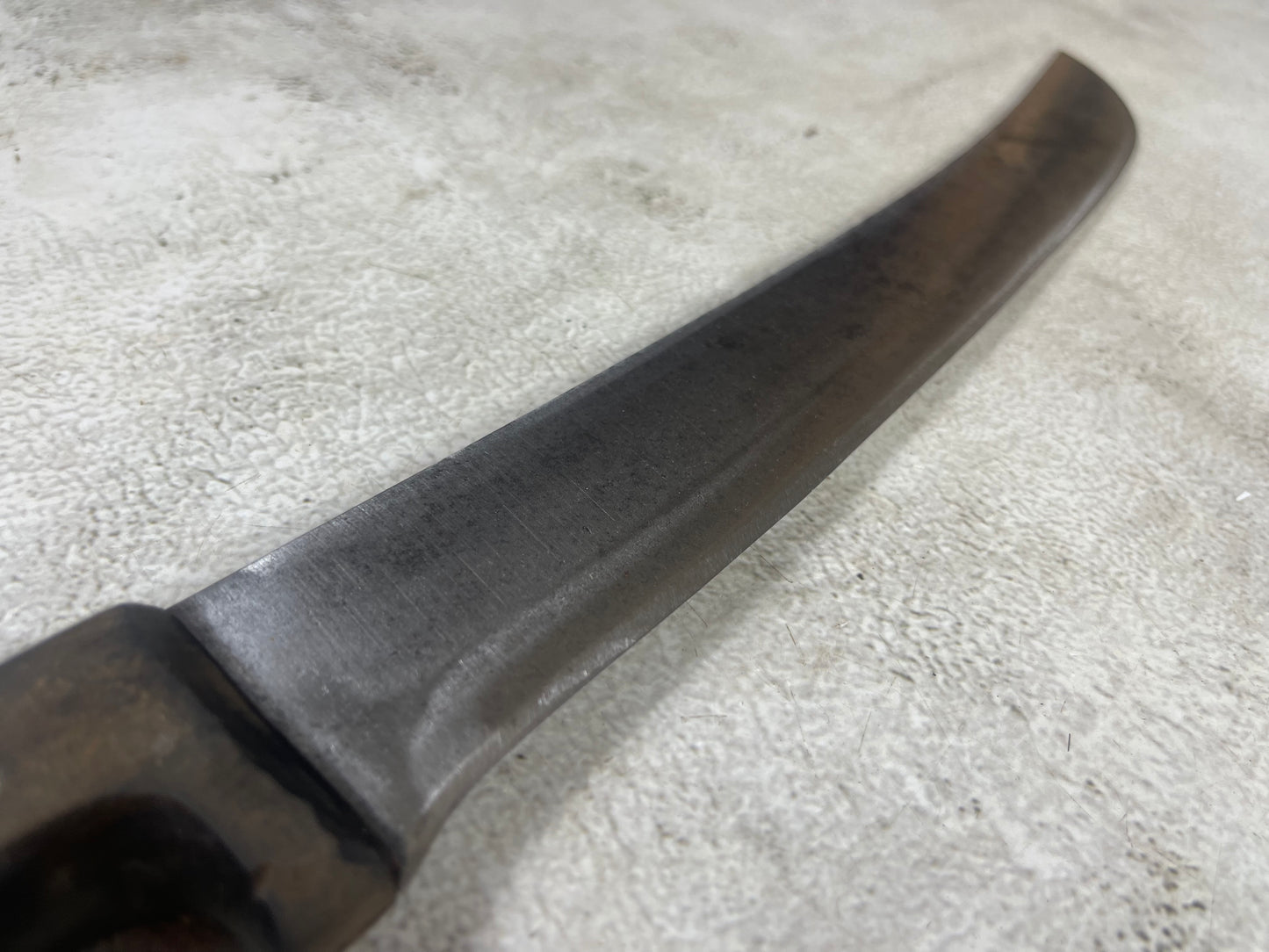 Vintage Gustav Emil Ern Butcher Machete Knife 360mm Made in Germany 🇩🇪 Cabon steel 1982