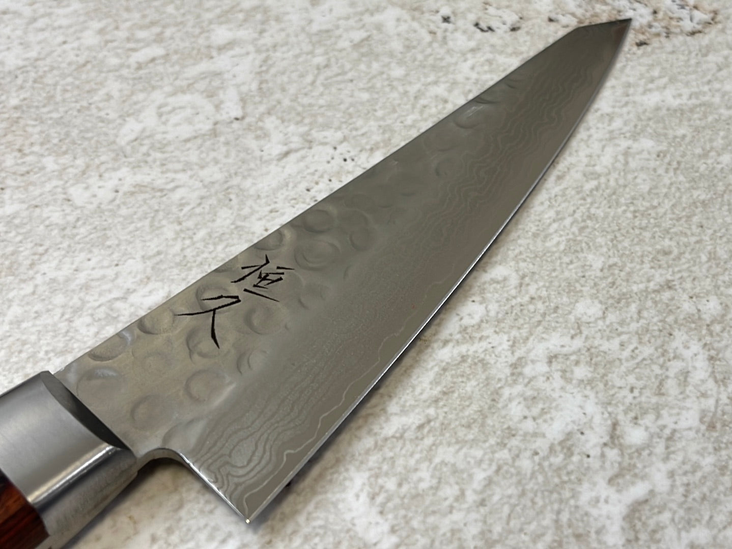 Tsunehisa VG10 Brown Pakka Honesuki Knife 150mm - Made in Japan 🇯🇵