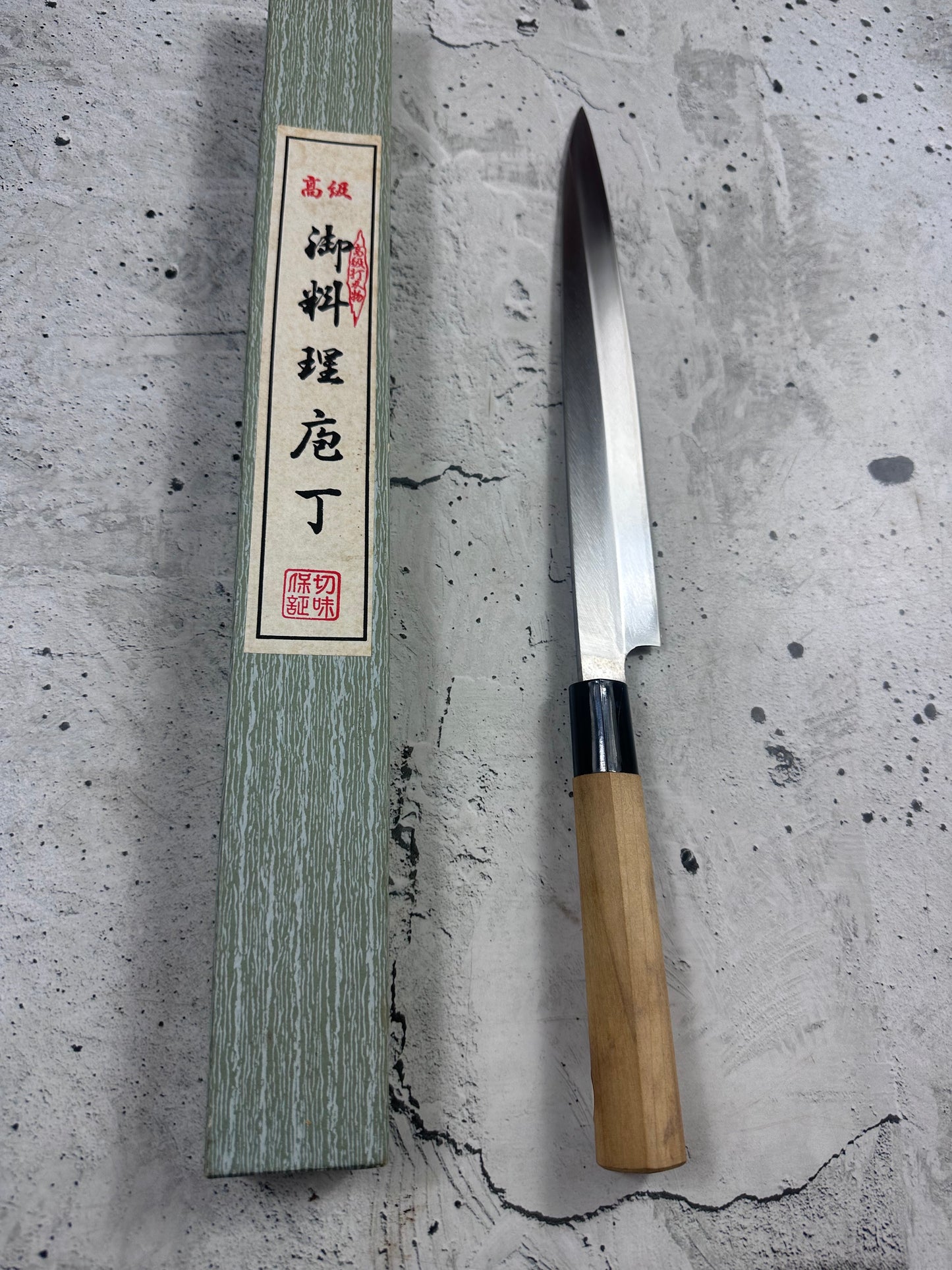 Vintage Toroku Honcho Tokusen Yanagiba Knife 230mm Carbon Steel 2166