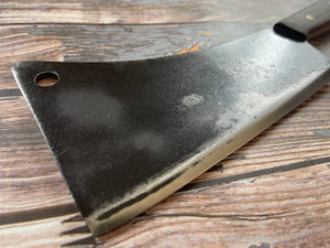Premium Vintage Butcher Cleaver Knife 200mm Carbon Steel