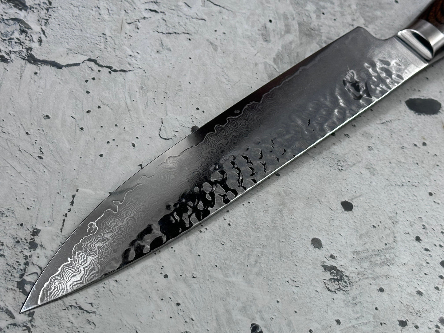 Pre-Owned Shun Premier Slicing Knife 240mm Damascus Steel PakkaWood Handle 2176