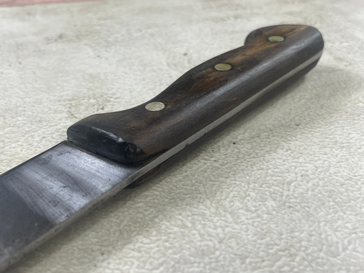 Vintage Gustav Emil Ern Butcher Machete Knife 300mm Made in Germany 🇩🇪 Cabon steel 1911
