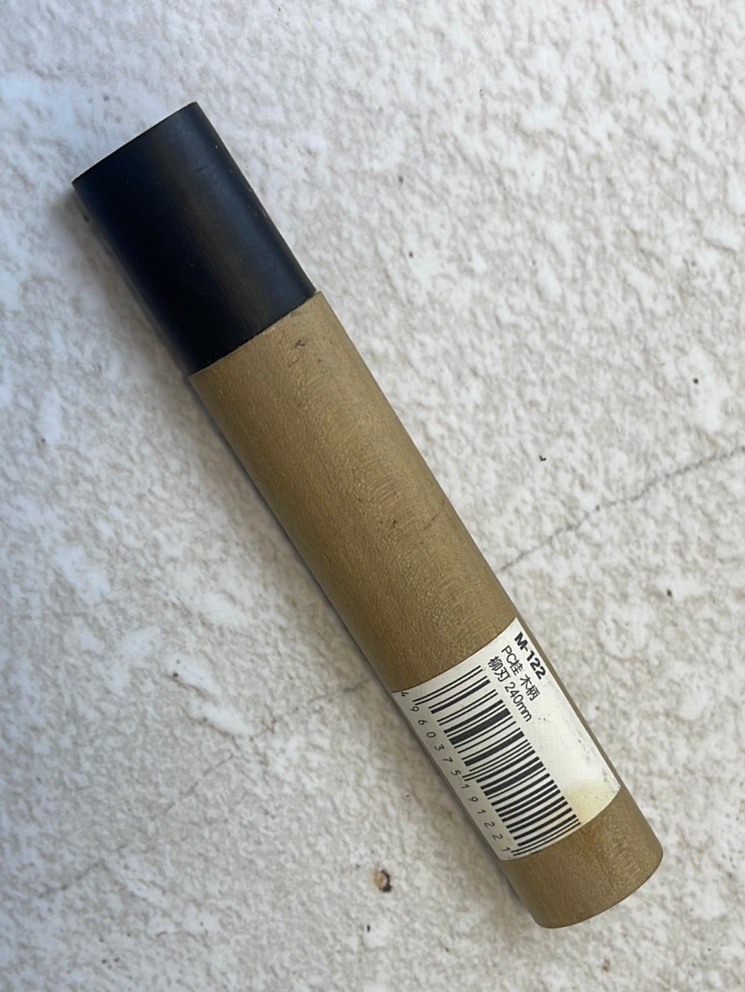 Japanese Tojiro Magnolia Handle with Black Ferrule D Shape