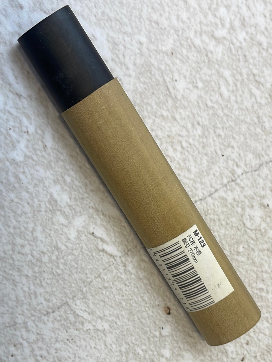 Japanese Tojiro Magnolia Handle with Black Ferrule D Shape