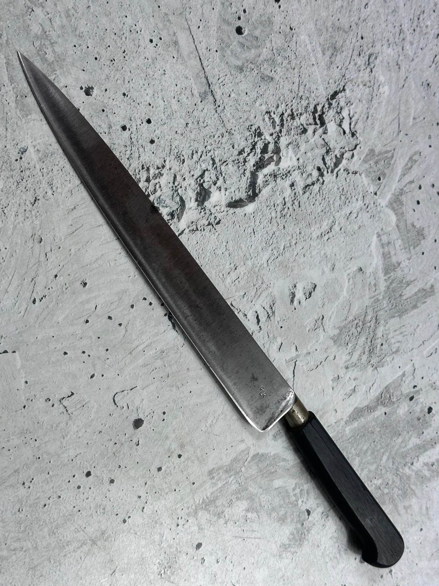Vintage Sabatier Nogent Flexible Slicing Knife 200mm Carbon Steel 2183