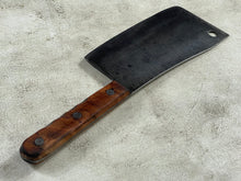 Load image into Gallery viewer, Vintage Butcher Cleaver Knife 200mm Carbon Steel Blade Made in USA 🇺🇸 1920