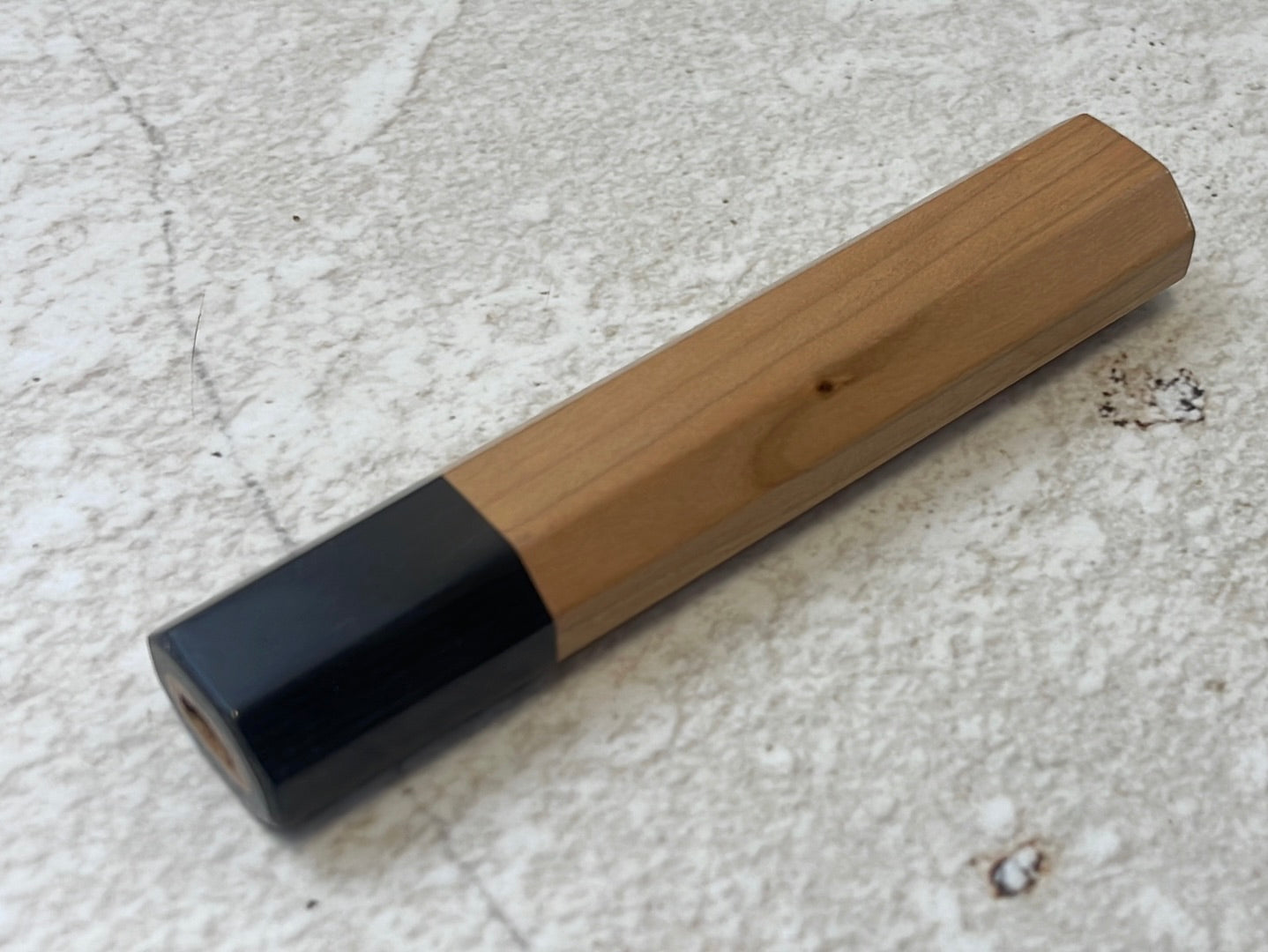 Japanese Handle Cherry Black with Shitan Bolster Octagon Shape