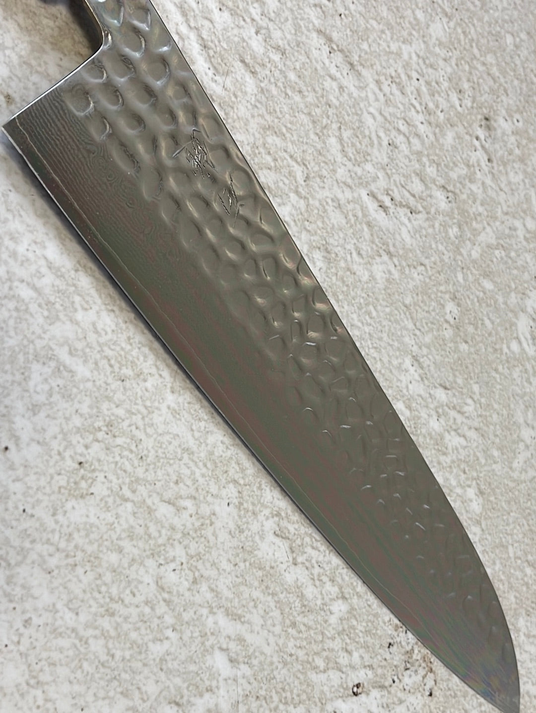 Yoshimune Gyuto 210mm VG10 Damascus Steel Double-Bevel Rose Wood Octagonal Handle