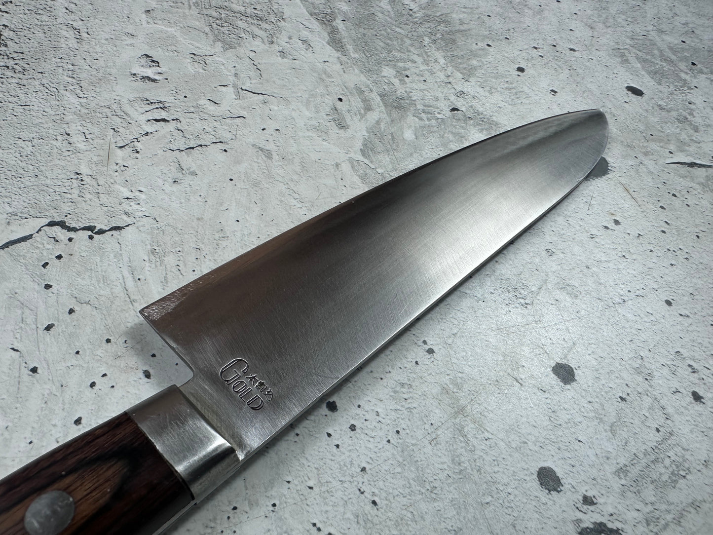Vintage Sakai Ryujin Gyuto Knife 180mm Carbon Steel 2154