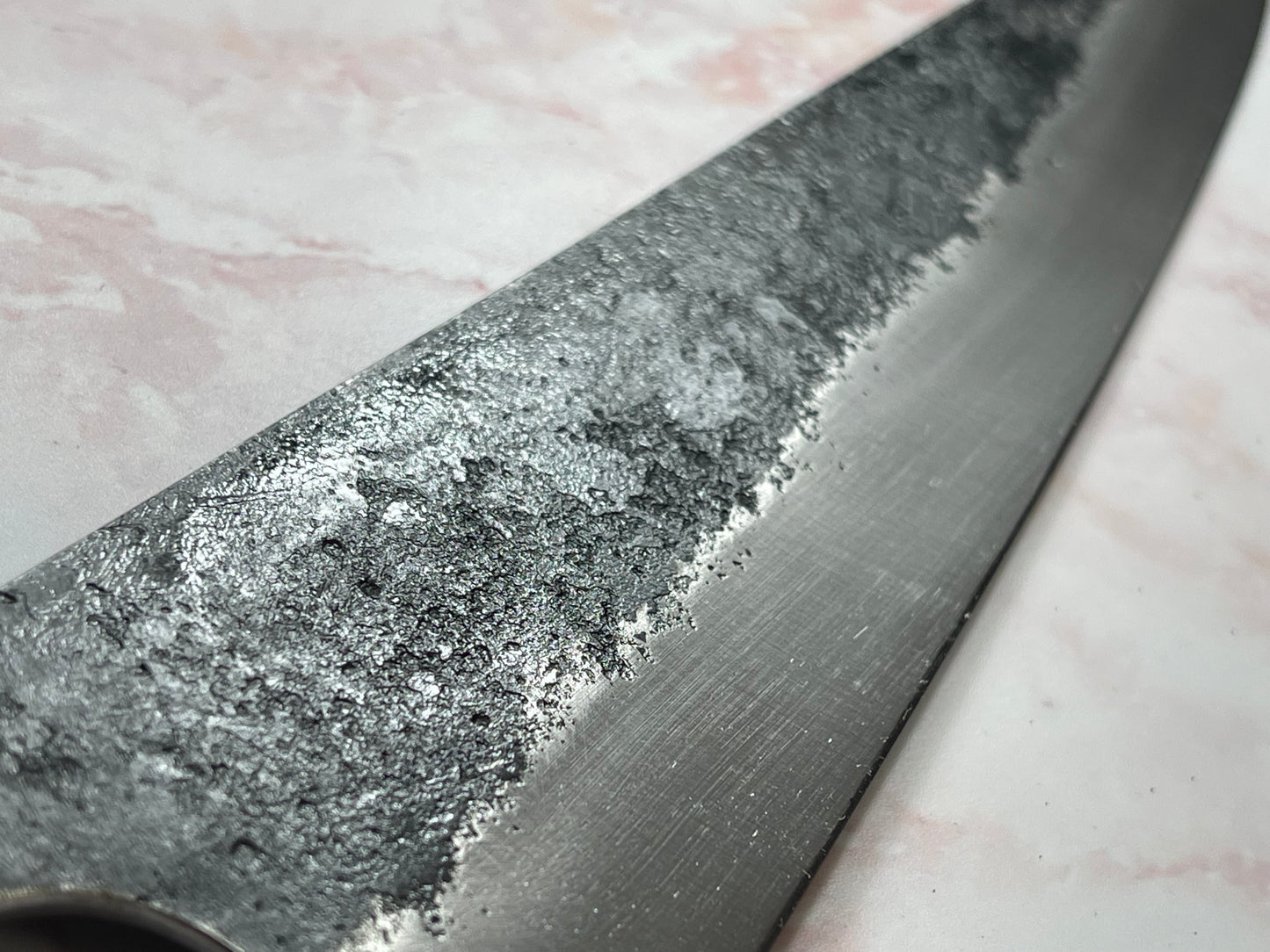 Kitchen Knives ID K-Tip Gyuto 230mm Kurouchi - Full Jatiwood Handle