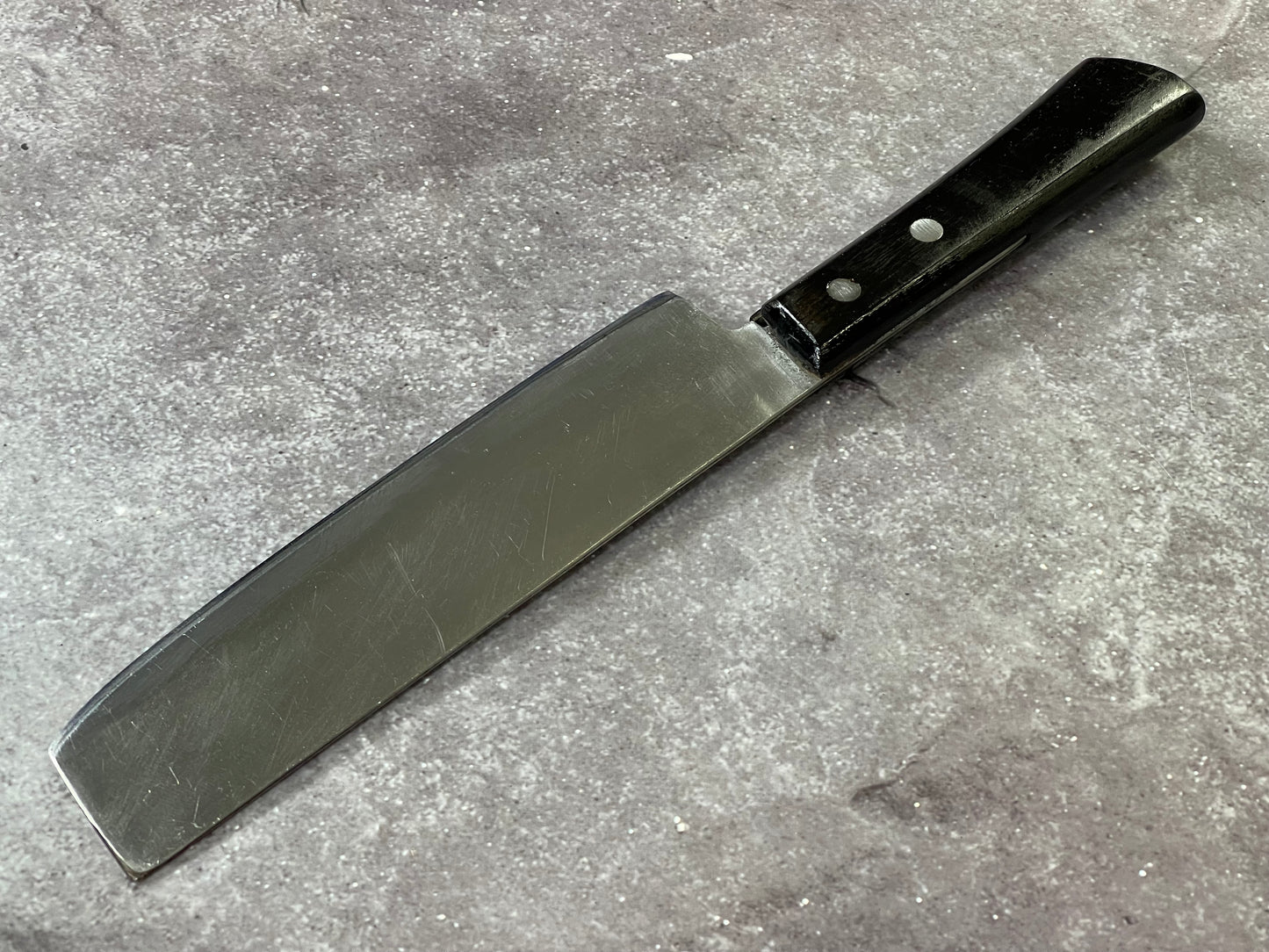 Vintage Japanese Nakiri Knife 160mm Made in Japan 🇯🇵 1673